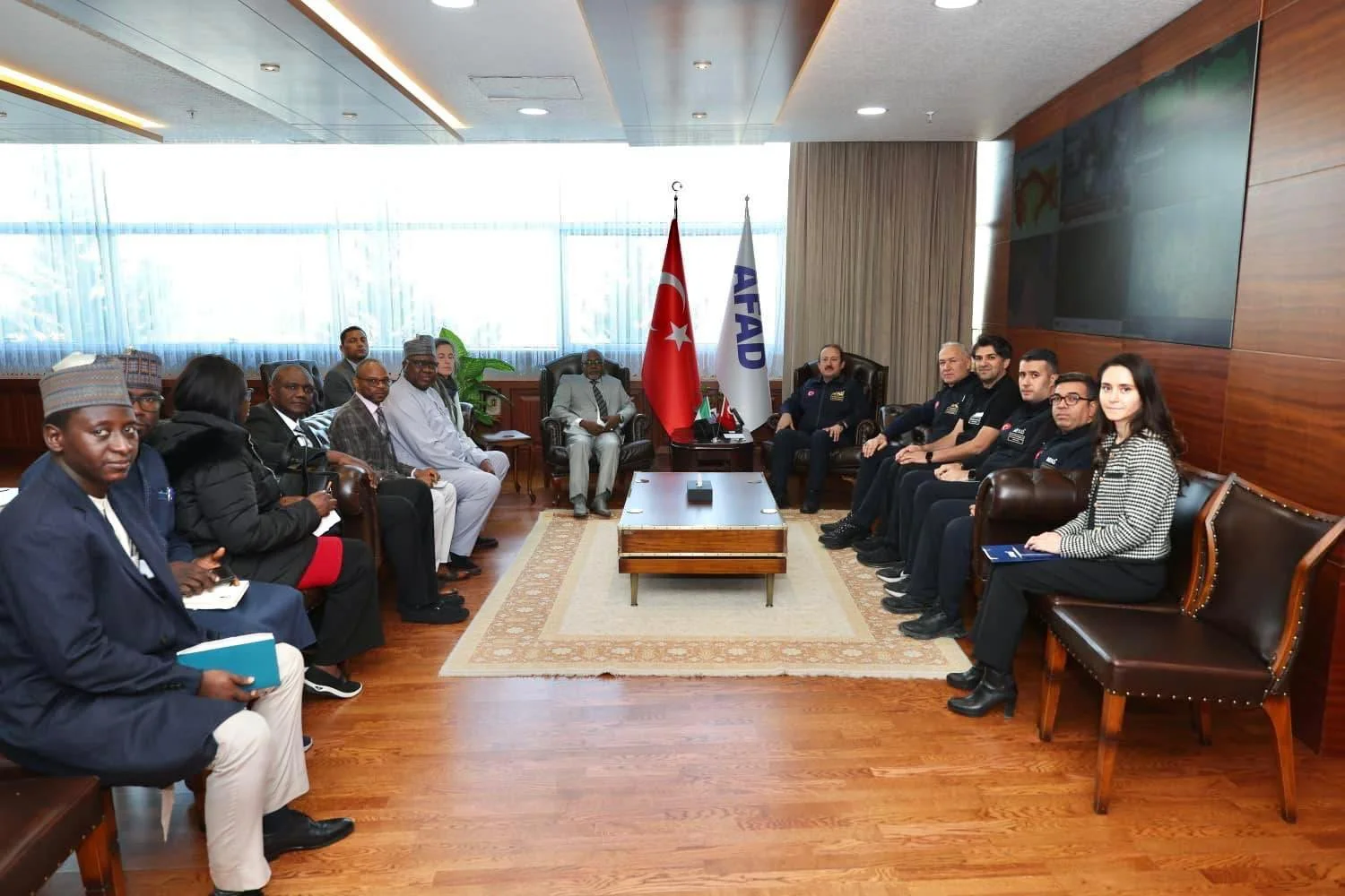 AFAD Başkanı Pehlivan, Nijerya İnsani İşler ve Yoksulluğun Azaltılması Bakanı Sununu ile görüştü