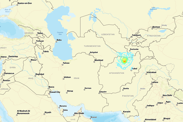 Afganistan'da deprem