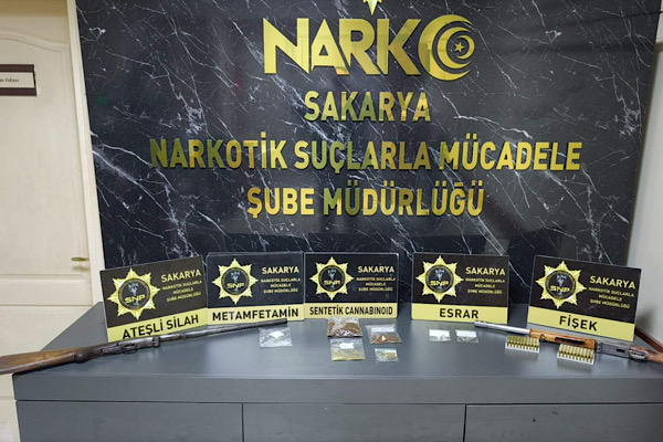 Akyazı’da uyuşturucu operasyonu