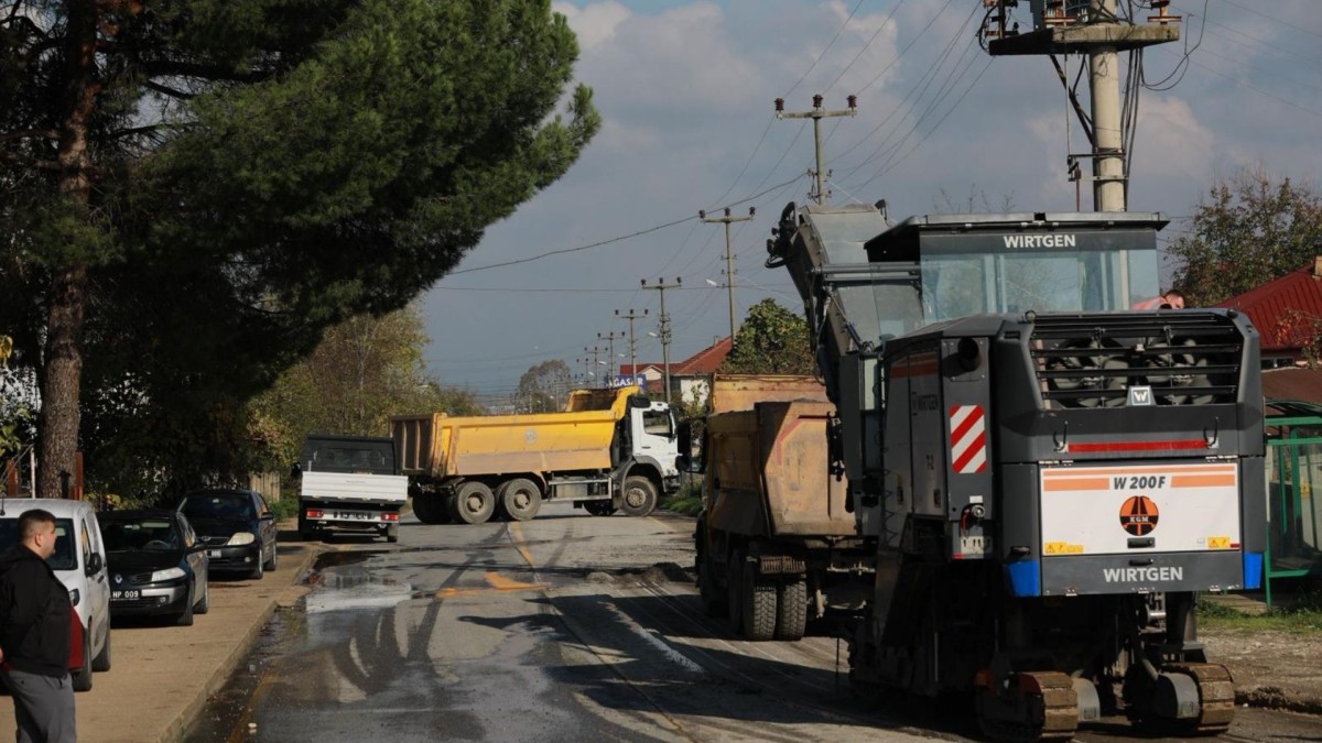 Akyazı-Küçücek Yolu yenileniyor