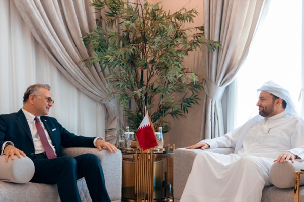 Al Khulaifi, ABD Cumhurbaşkanlığı Temsilcisi Bulos ile görüştü