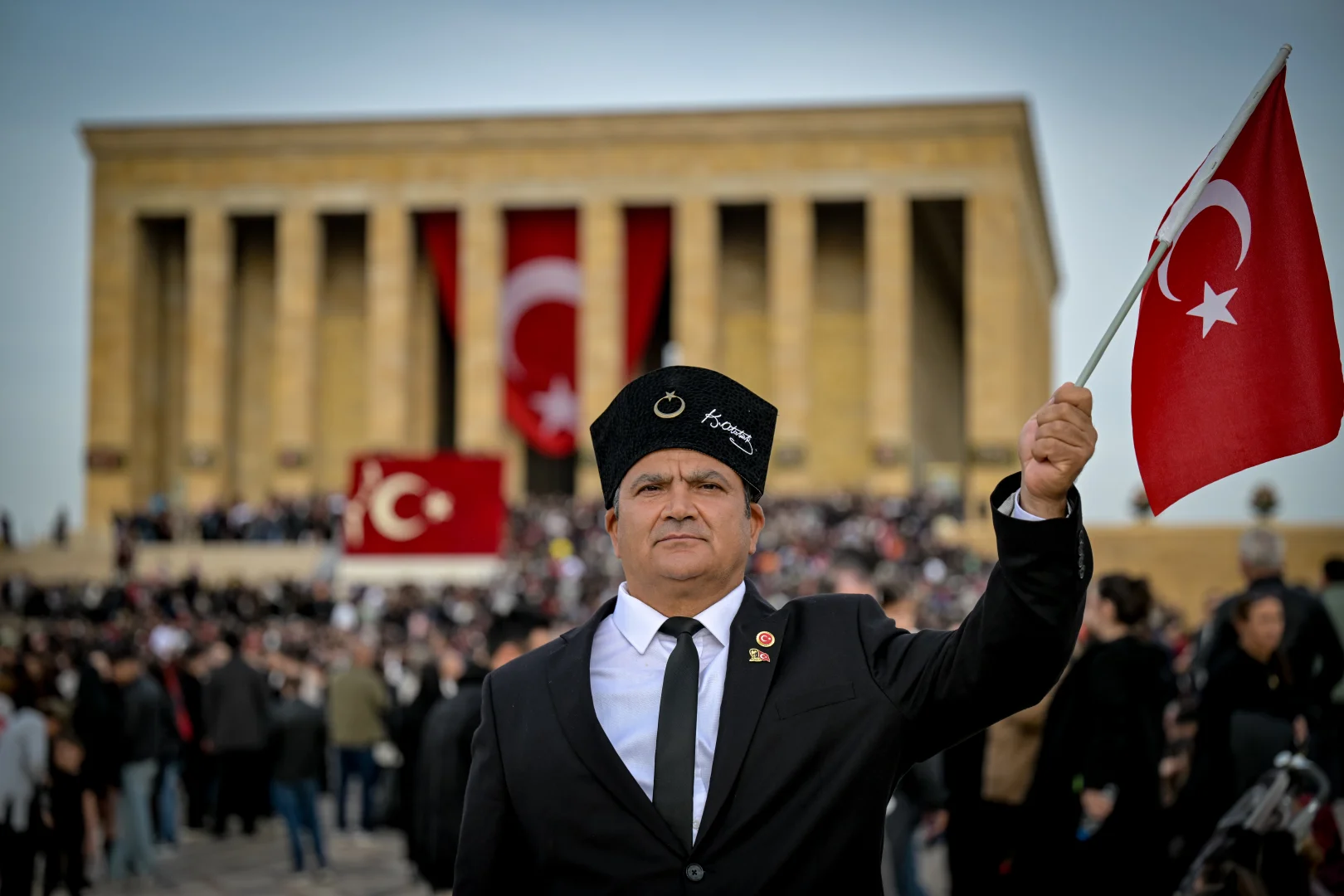 Anıtkabir'de ziyaretçi akını
