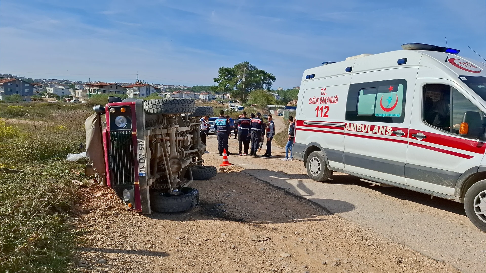 Antalya'da iki safari aracının çarpışması sonucu 9 kişi yaralandı