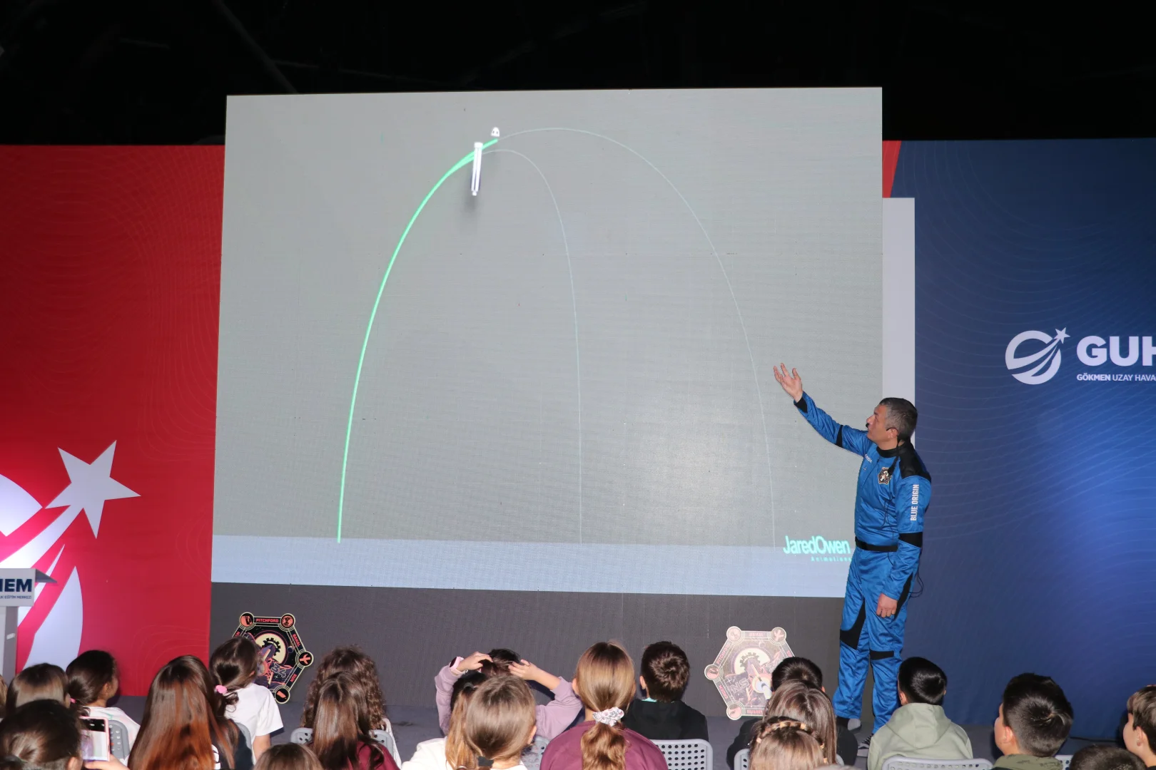 Astronot Gökhan Erdem, Bursa'da öğrencilerle buluştu