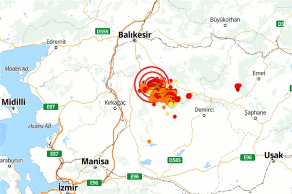 Balıkesir’de 4.9 büyüklüğünde deprem