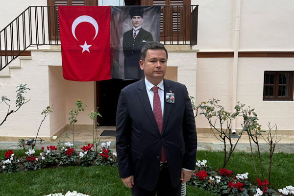 Başkan Aydın Selanik’te Atatürk’ü andı