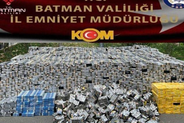 Batman’da kaçak sigara operasyonu