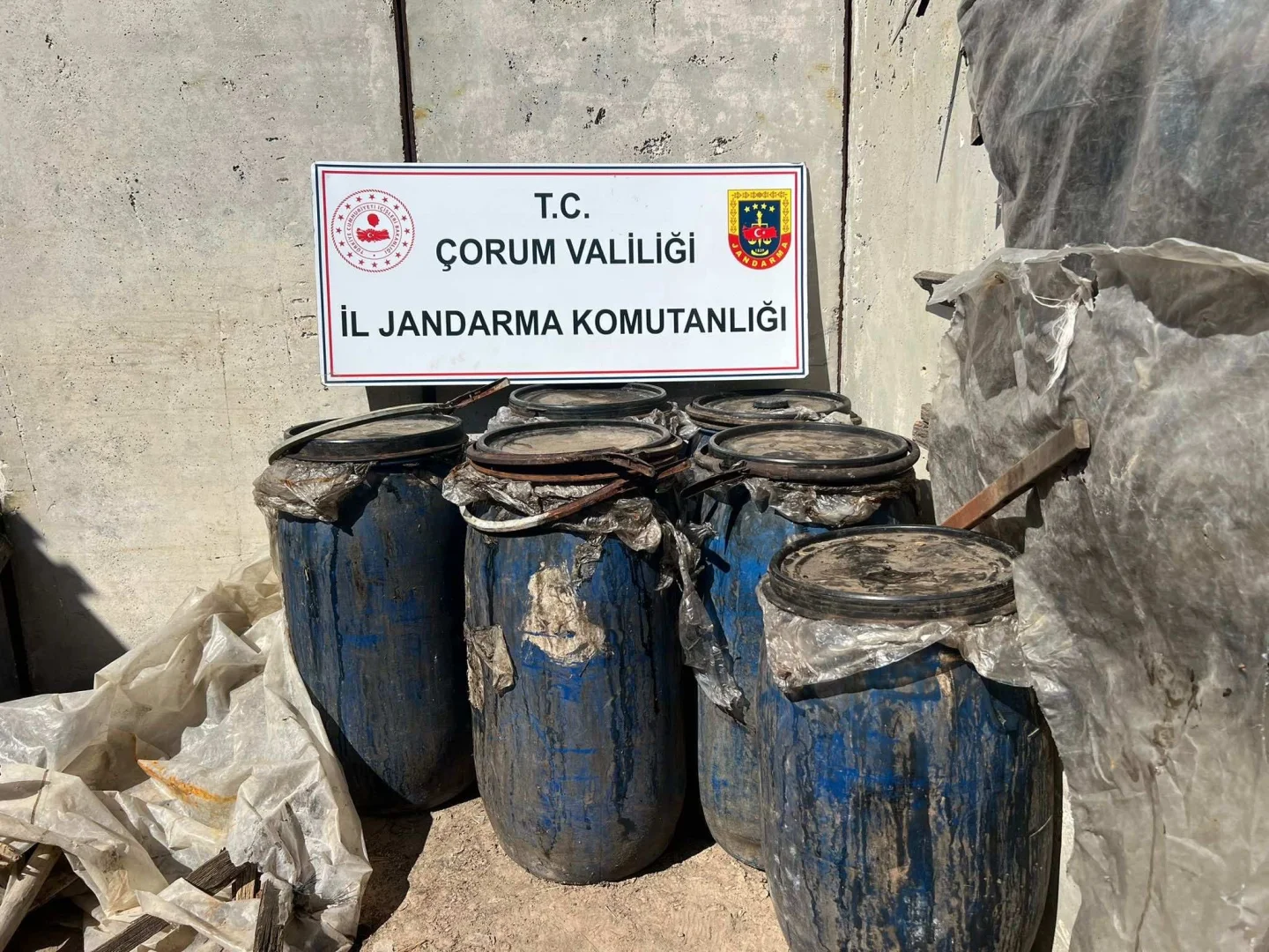 Çorum'da 130 bin 500 makaron ele geçirildi