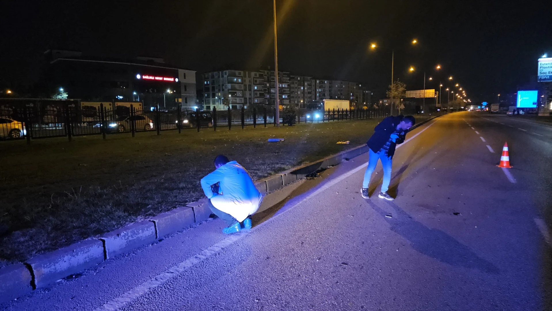 Çorum'da tırın çarptığı yaya ağır yaralandı