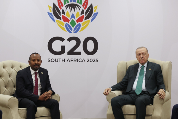 Cumhurbaşkanı Erdoğan, Etiyopya Başbakanı Ali ile görüştü
