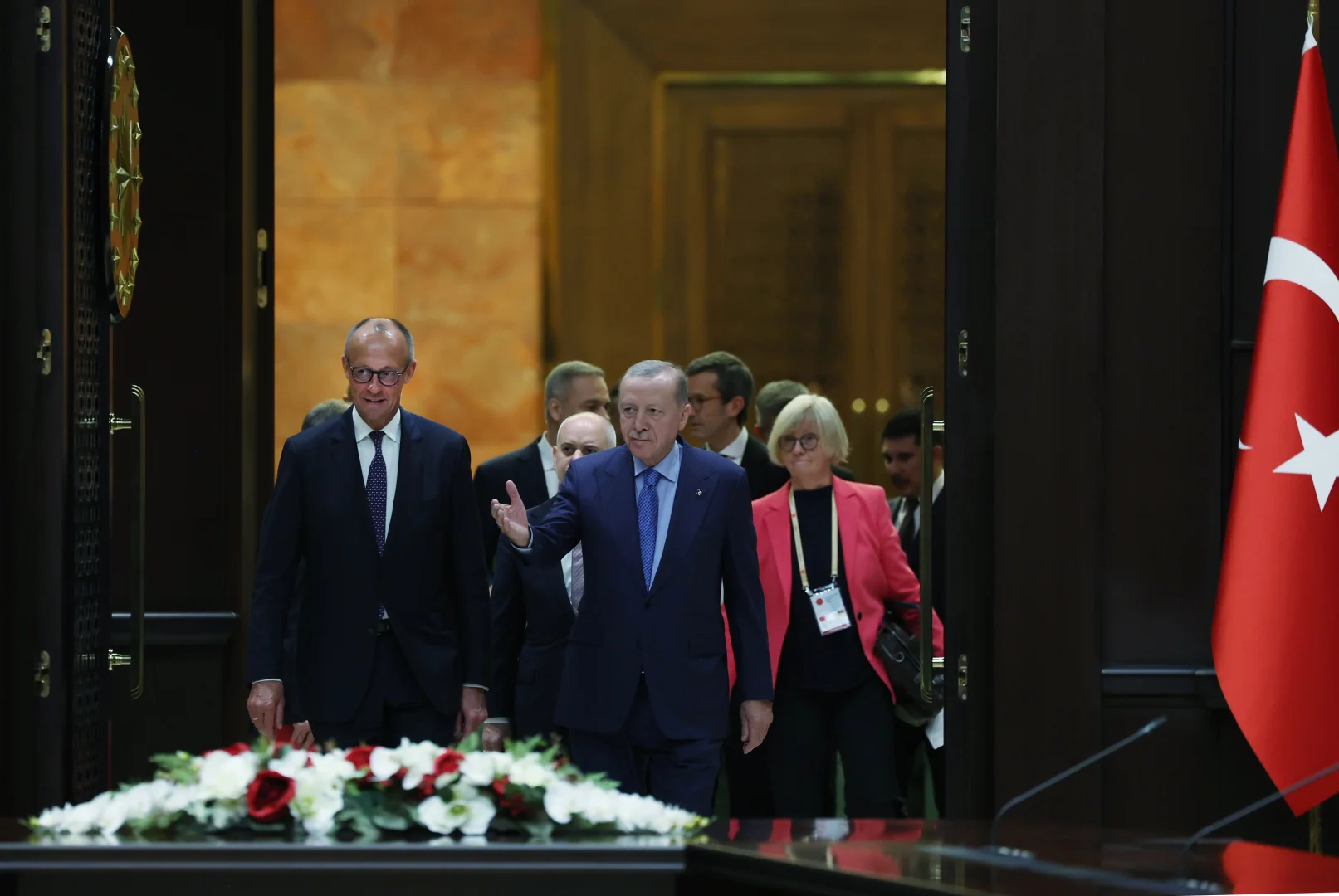 Cumhurbaşkanı Erdoğan ile Almanya Başbakanı Merz, heyetler arası görüşmeye başkanlık yaptı