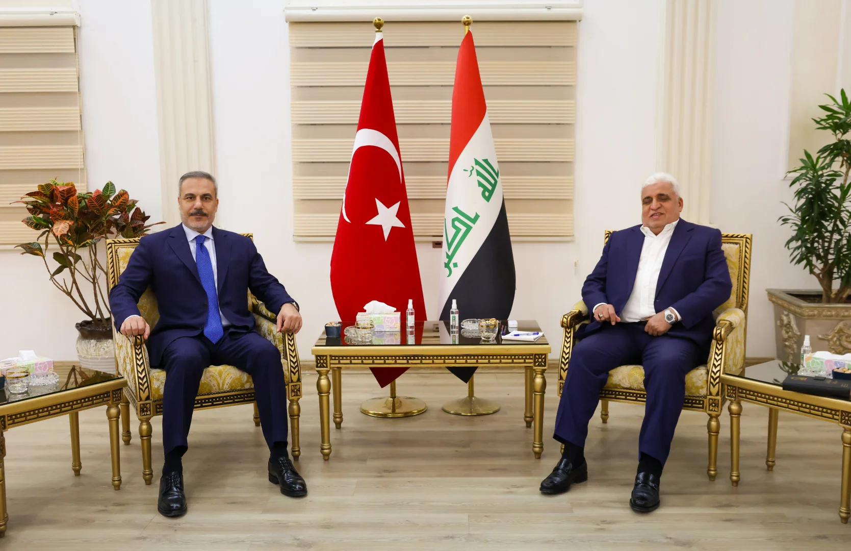 Dışişleri Bakanı Fidan - Haşdi Şabi Komisyonu Başkanı Feyyad