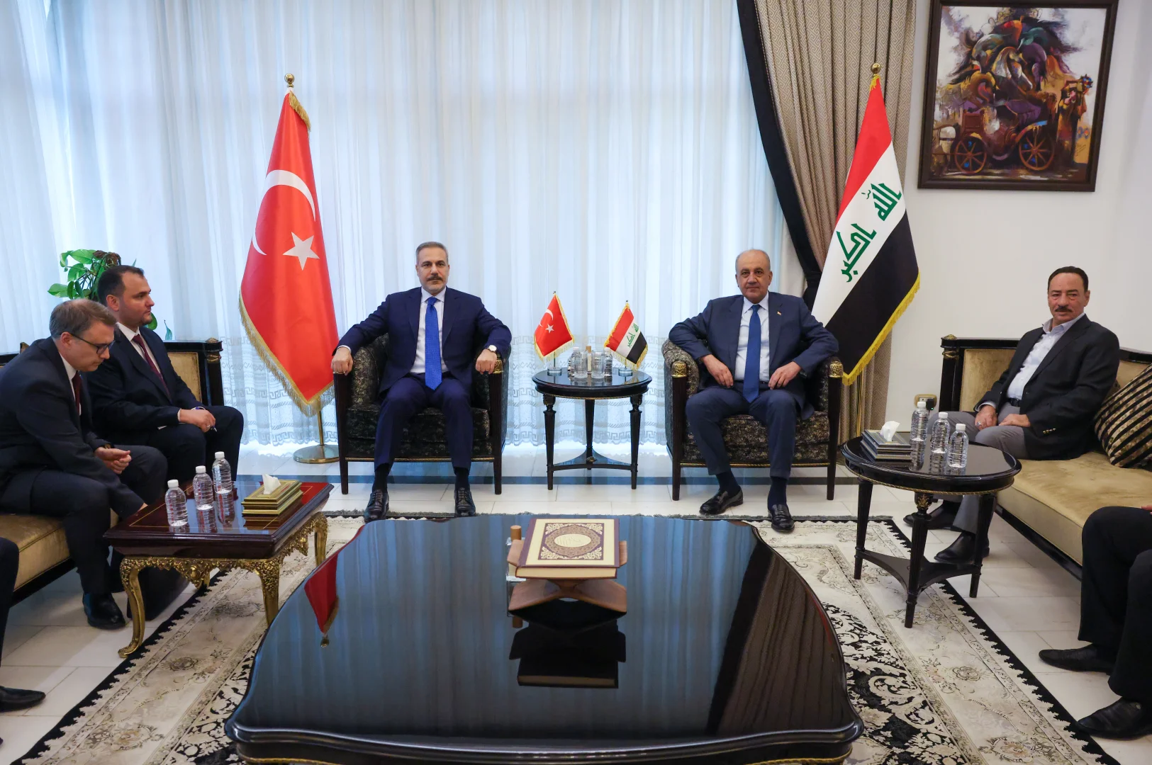 Dışişleri Bakanı Fidan - Irak Savunma Bakanı Abbasi