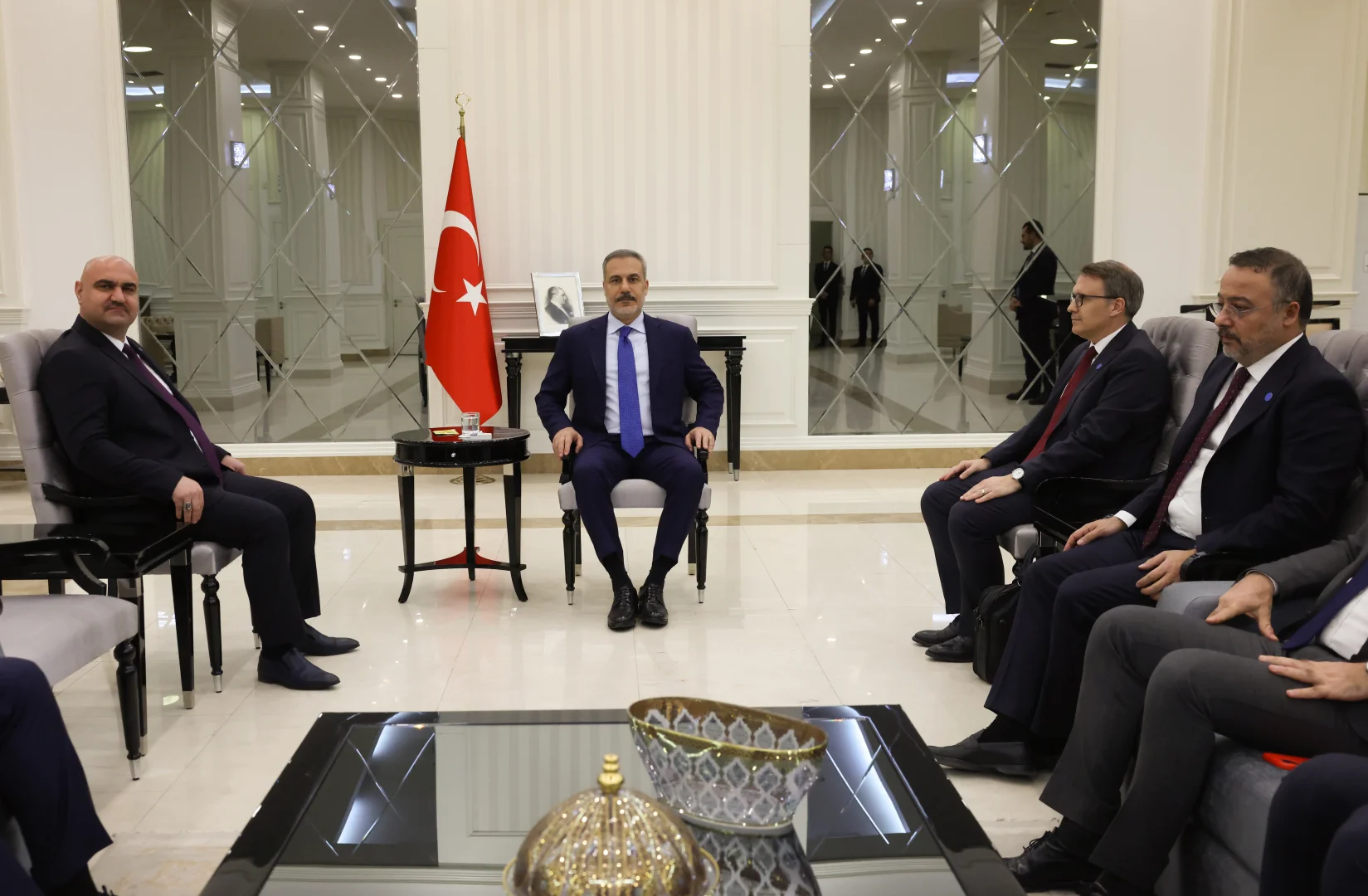 Dışişleri Bakanı Fidan - Irak Türkmen Cephesi Başkanı Ağaoğlu