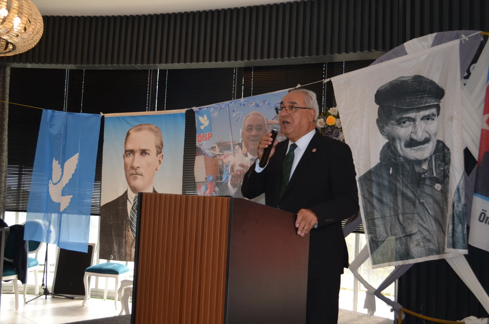 DSP Genel Başkanı Önder Aksakal, Kocaeli'de konuştu