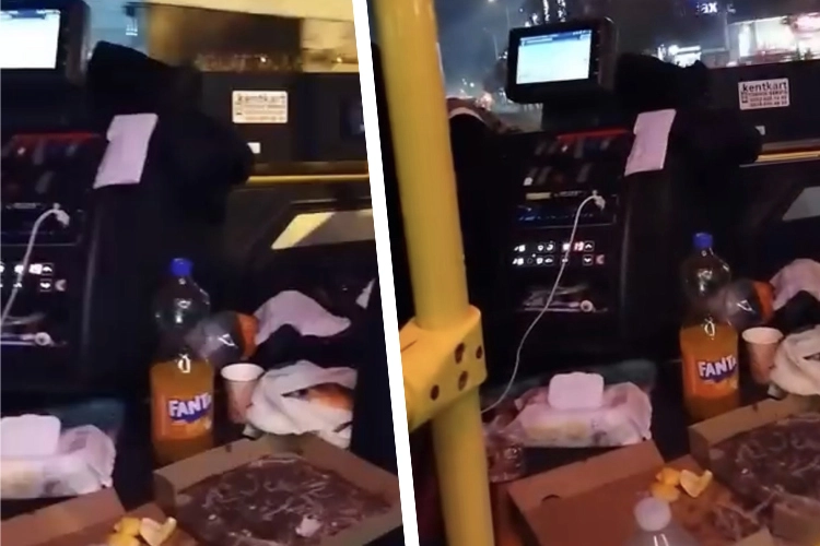 Düzce'de minibüste balık ziyafeti tepki çekti!