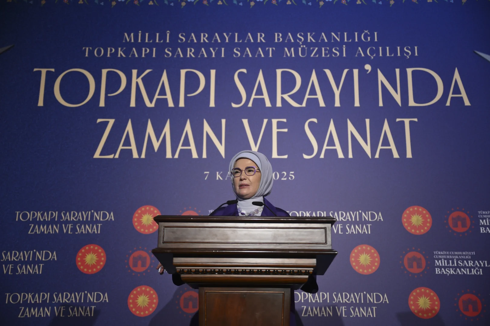 Emine Erdoğan, Topkapı Sarayı Saat Müzesi'nin açılışına katıldı