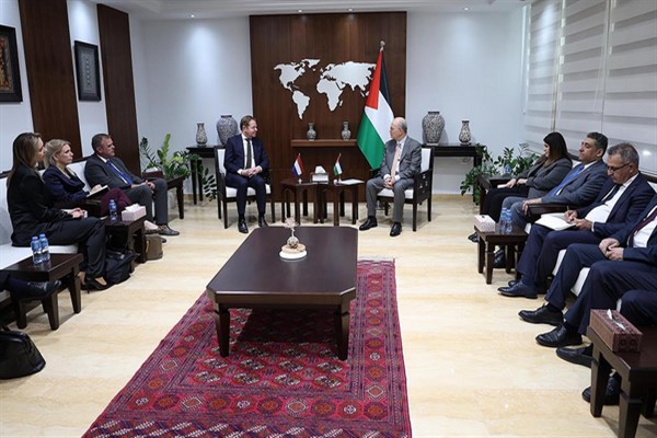 Filistin Başbakanı Mustafa ile Hollanda Dışişleri Bakanı Weel görüştü