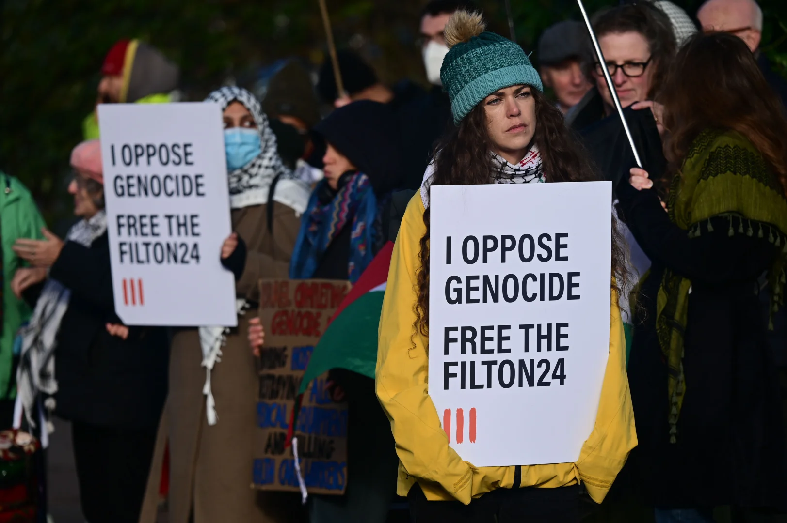 Filton 24 davası tutuklularına destek eylemi