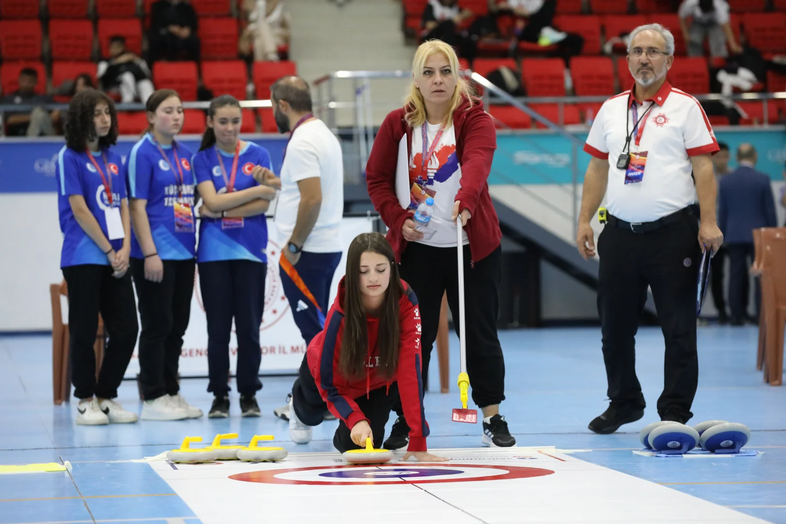Floor Curling Türkiye Şampiyonası Samsun'da başladı