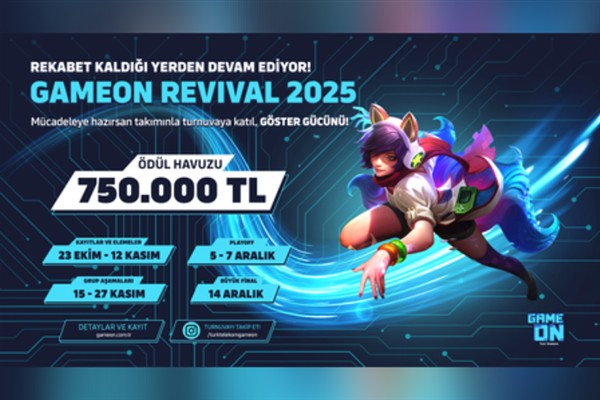 GAMEON Revival 2025 ile rekabet kaldığı yerden ‎devam ediyor