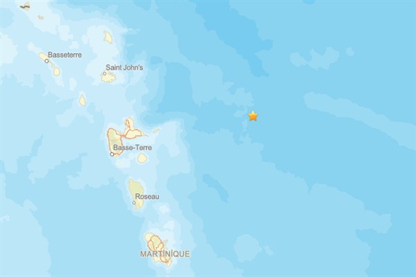 Guadeloupe'de deprem