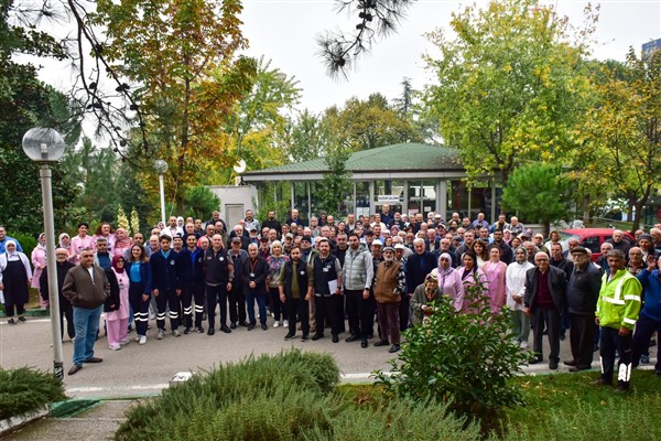 Huzurevinde yangın ve deprem tatbikatı