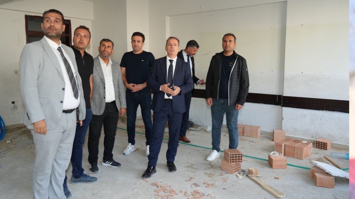 İl Millî Eğitim Müdürü Tosun’dan sahada eğitim yatırımı incelemeleri