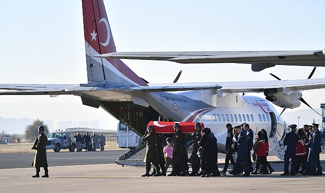 Kahraman Şehitlerimiz Resmî Törenle Ebediyete Uğurlandı