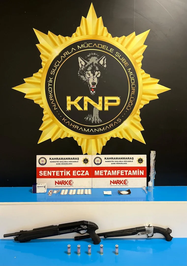 Kahramanmaraş'ta uyuşturucu operasyonunda yakalanan 3 şüpheli tutuklandı