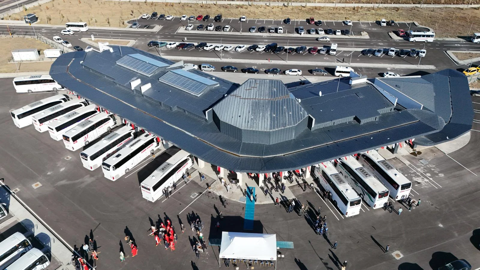 Kars Şehirlerarası Otobüs Terminali törenle hizmete açıldı