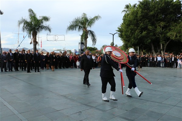 Kaş’ta Atatürk'ü Anma töreni düzenlendi