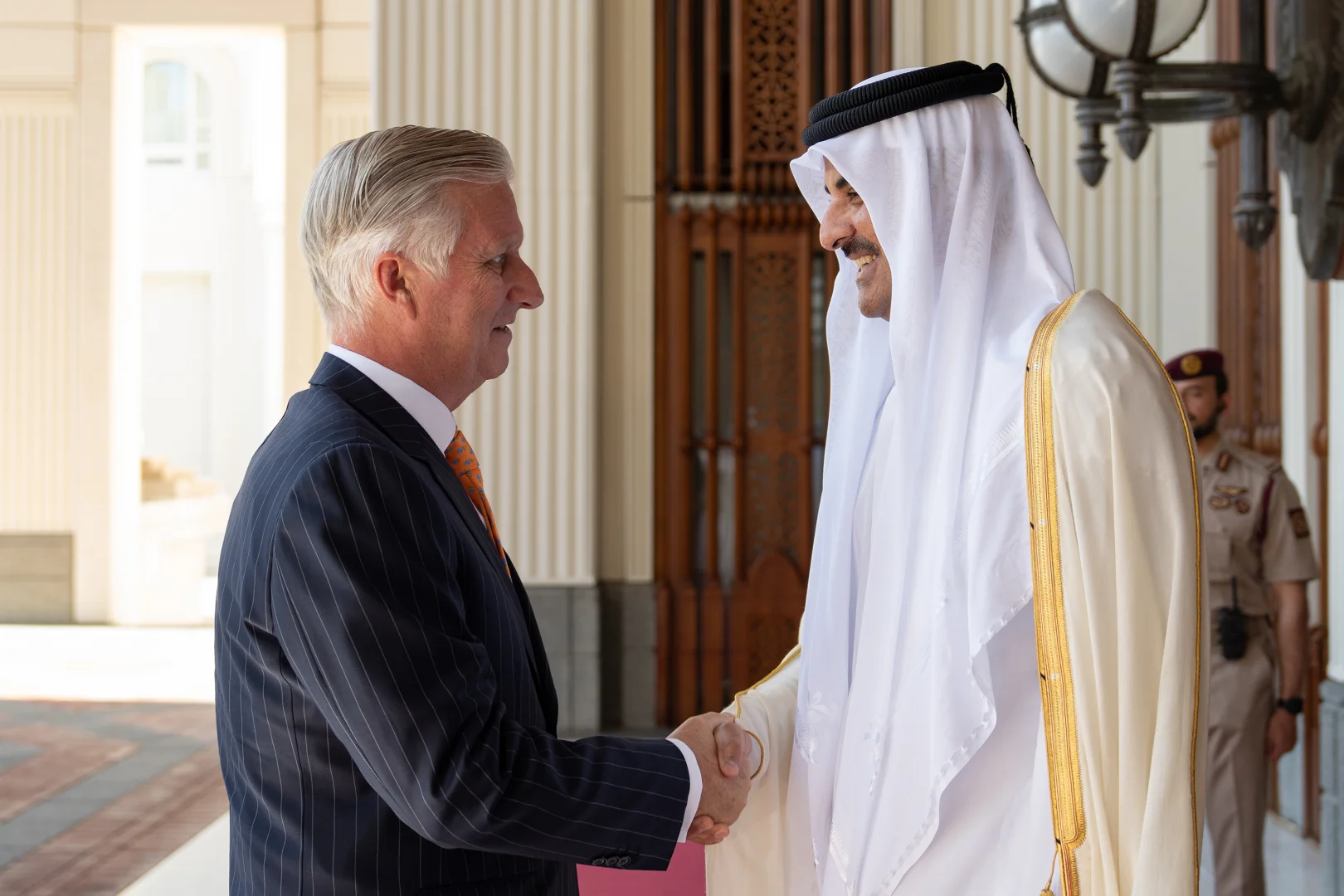 Katar Emiri Şeyh Temim Al Sani'nin kabulü