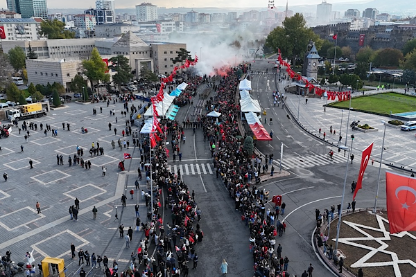 Kayseri'de Cumhuriyet Bayramı Kutlamaları