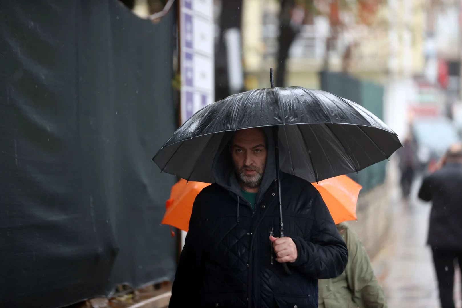 Kırklareli'nde sağanak ve rüzgar etkili oldu