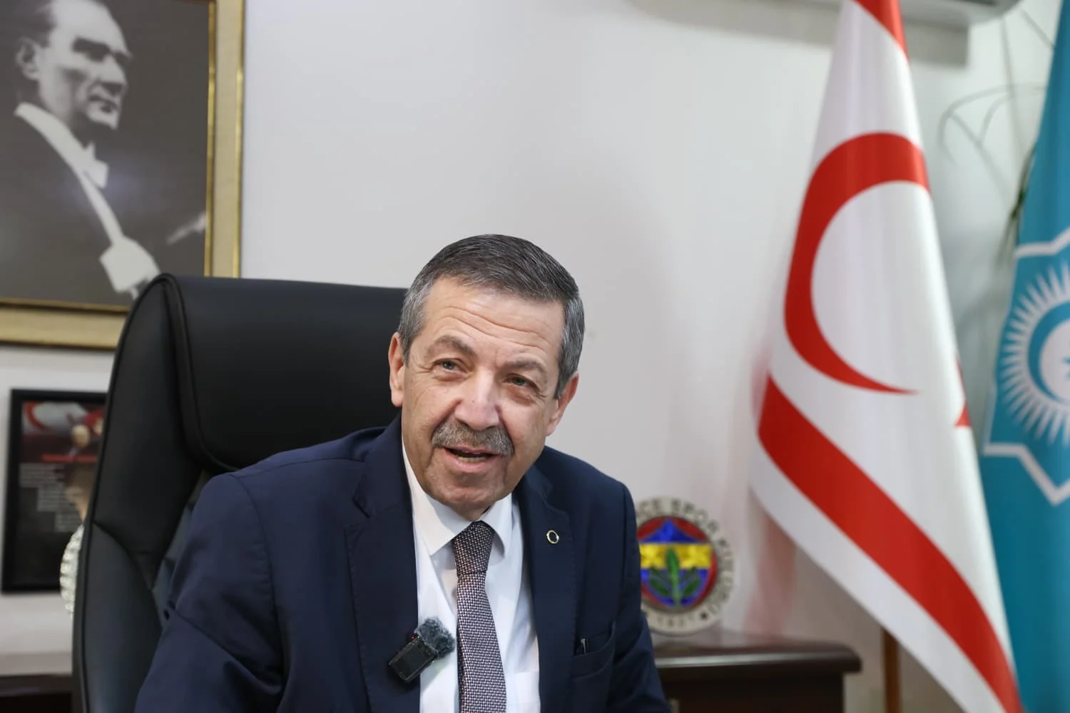 KKTC Dışişleri Bakanı Ertuğruloğlu, tarihe "şaka olsun" diye kurulan bir devlet olmadıklarını söyledi