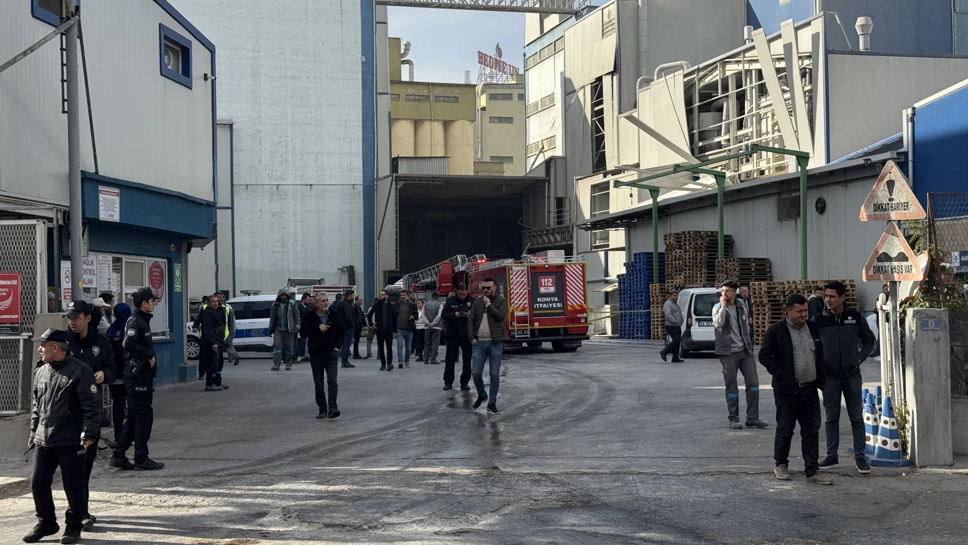 Konya'da un fabrikasındaki patlamada bir kişi yaralandı