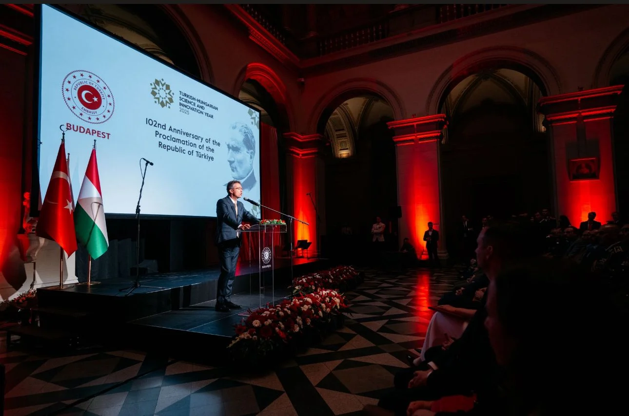 Macaristan'ın başkenti Budapeşte'de 29 Ekim Cumhuriyet Bayramı kutlandı