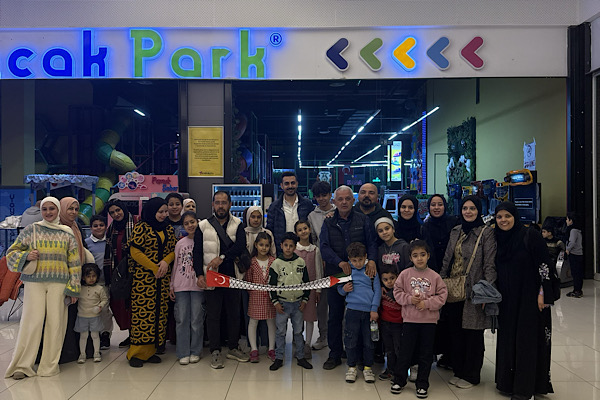 Mamak’ta Filistinli çocuklara moral etkinliği düzenlendi