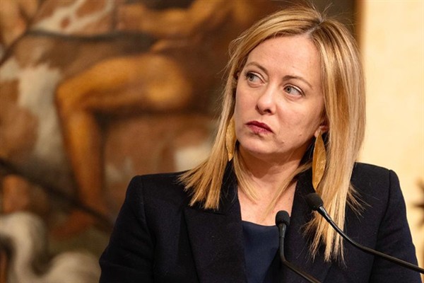 Meloni, Filistin Devlet Başkanı Abbas ile bir araya geldi