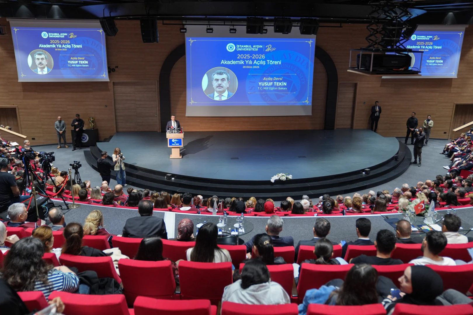 Milli Eğitim Bakanı Yusuf Tekin, İstanbul Aydın Üniversitesi Akademik Yıl Açılış Töreni'nde konuştu