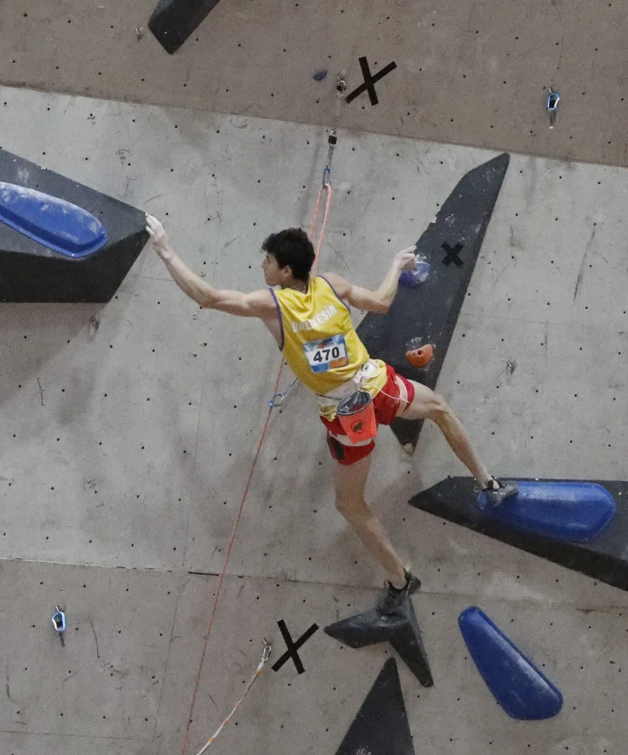 Milli tırmanış sporcusu Muhammed Oğuz'un hedefi olimpiyata katılmak