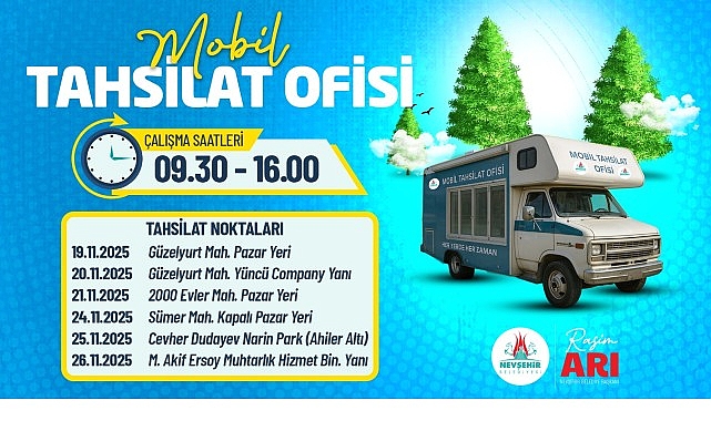 Mobil Tahsilat Ofisi, Farklı Noktalarda Hizmet Verecek