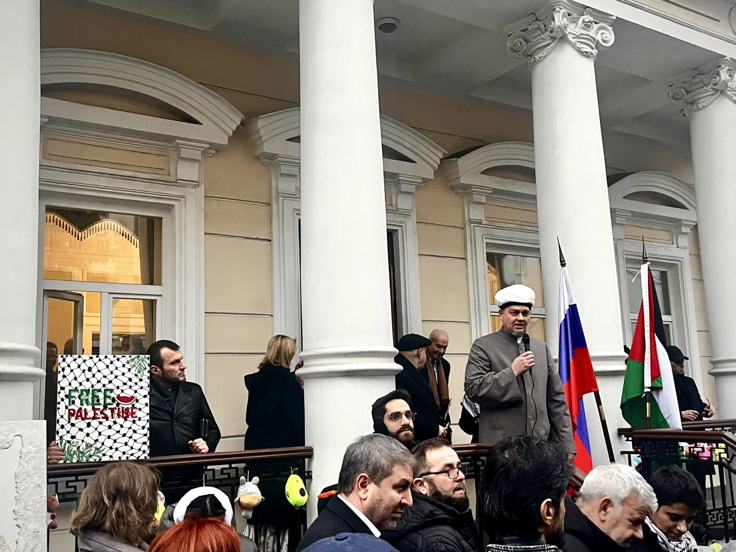 Moskova'da Filistin halkıyla dayanışma etkinliği düzenlendi