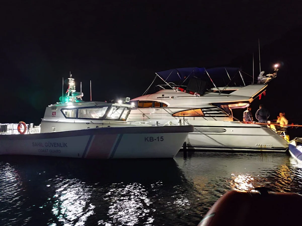 Muğla'da motoryatta kaçak içki, uyuşturucu ve silah ele geçirildi