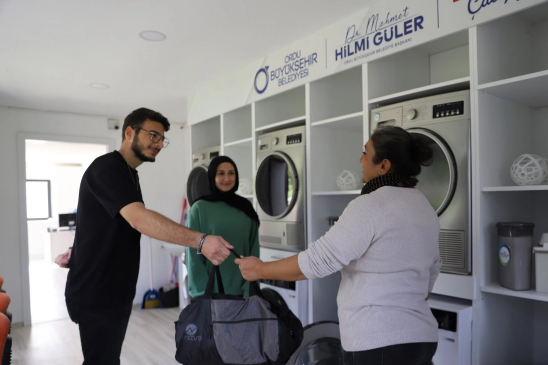 Ordu’da Gençlere Çamaşır Kolaylığı Sağlanıyor