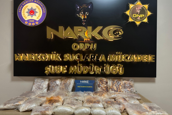 Ordu'da uyuşturucu operasyonu