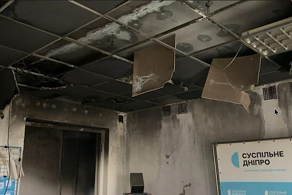 Rus İHA'ları Ukrayna kamu yayın kuruluşunun haber merkezini vurdu