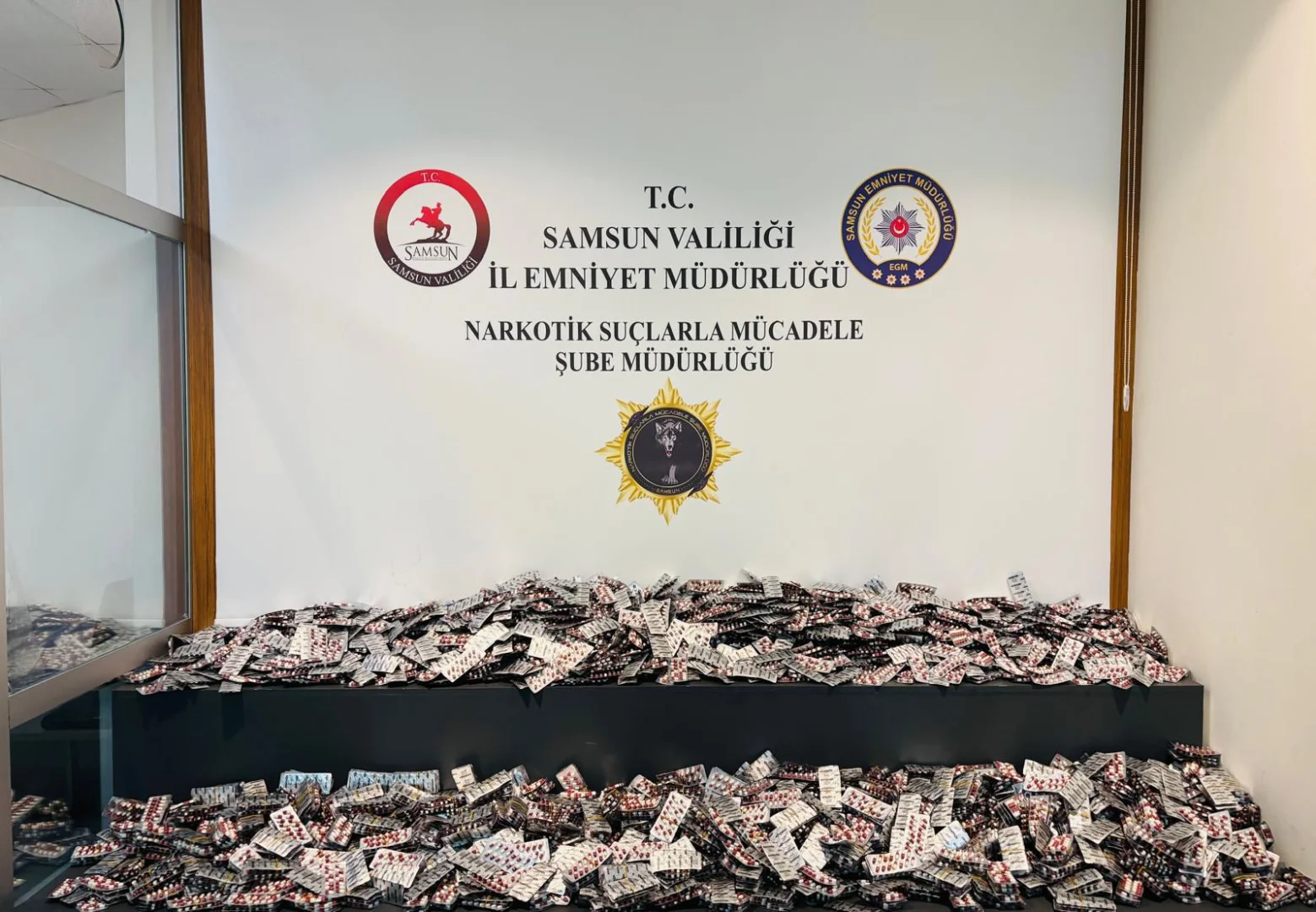 Samsun'da 49 bin uyuşturucu hap ele geçirildi