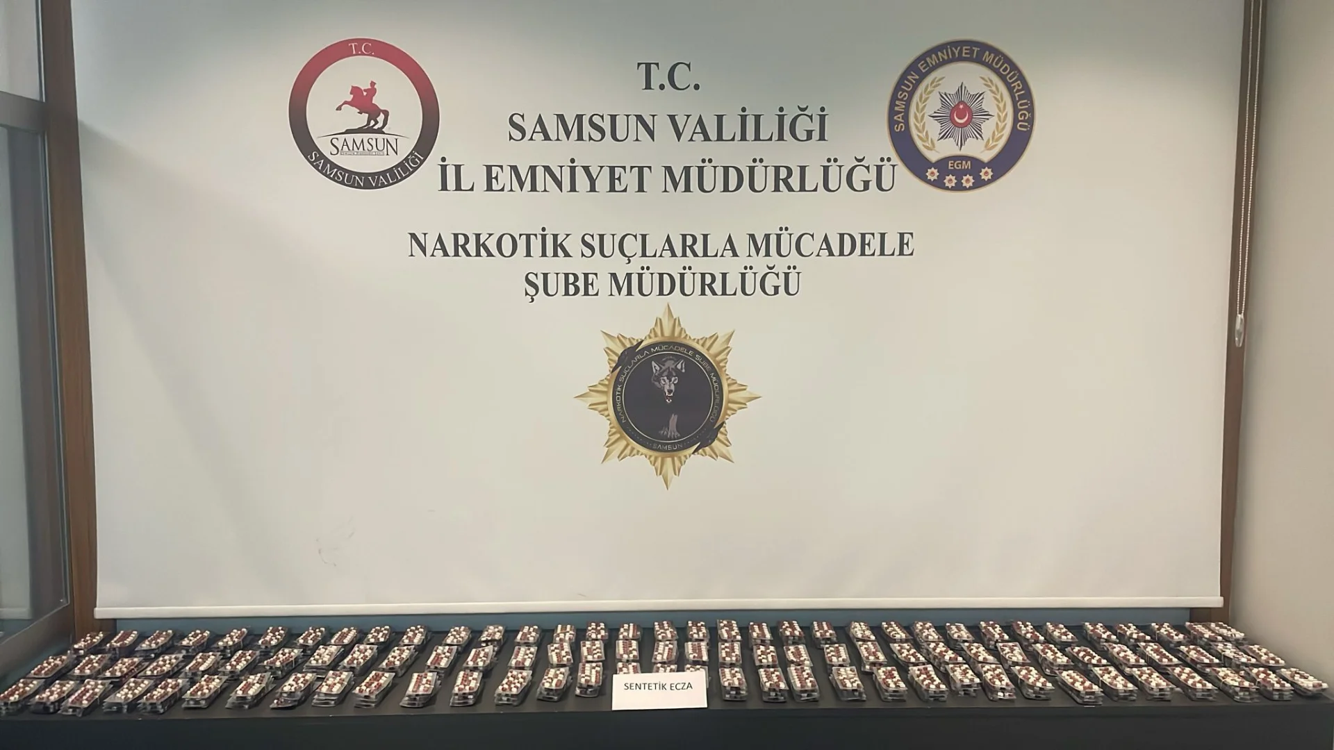 Samsun'da 5 bin 712 uyuşturucu hap ele geçirildi